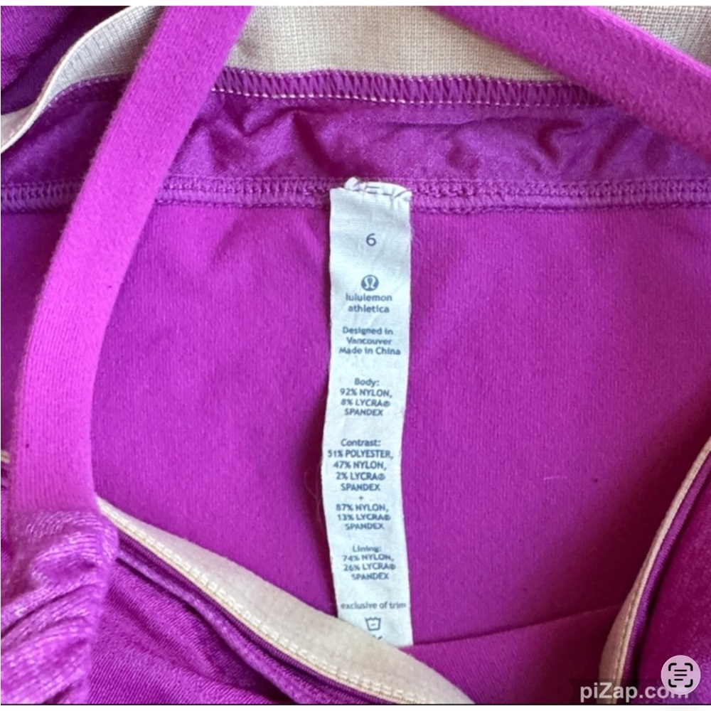 Lululemon 4pc. Activewear Bundle in Pink, Fuchsia Teal, and Gray/Blk ~ Sz Small - Picture 9 of 15